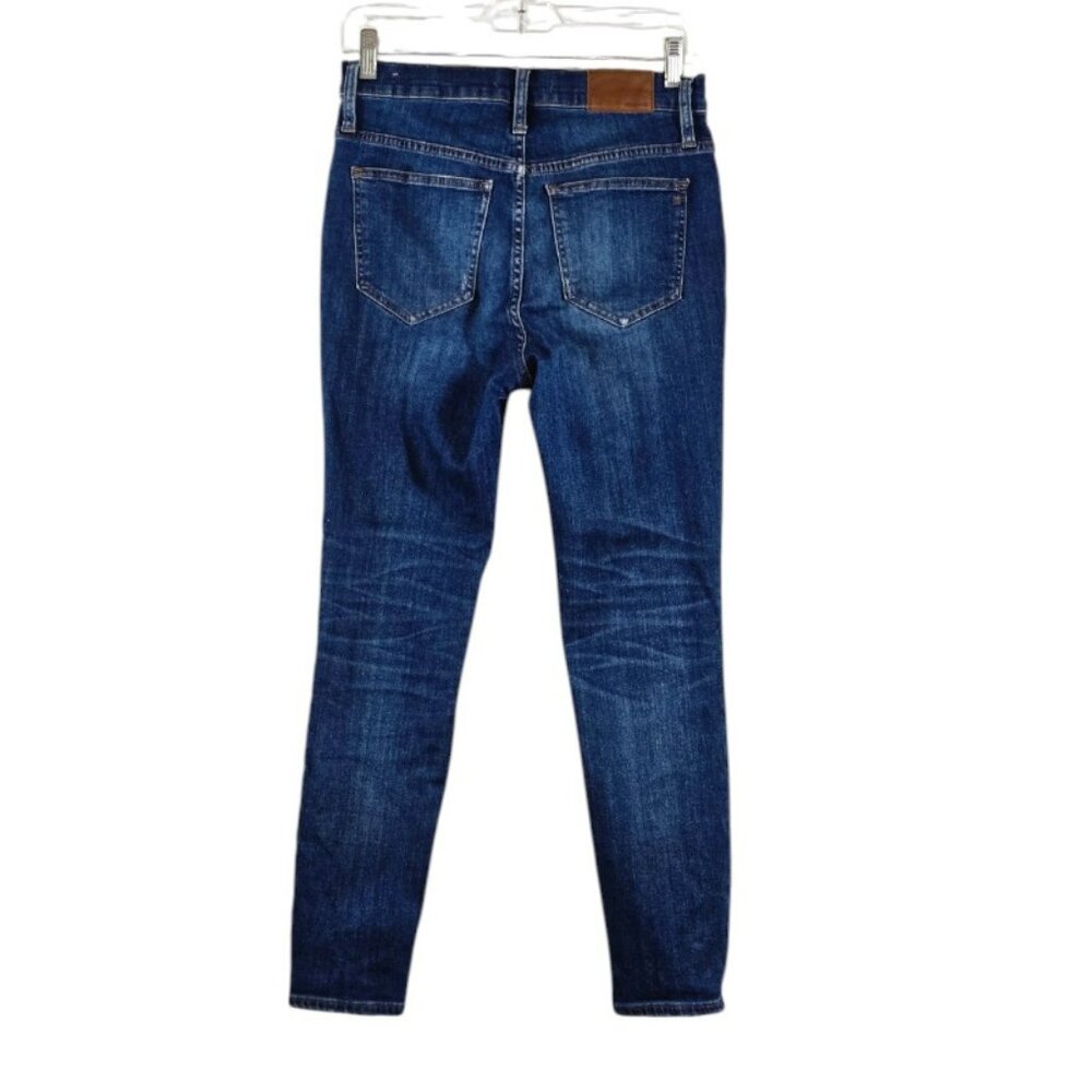 Madewell 27 Women's Jeans Skinny Crop High-Rise Distressed - Picture 2 of 9